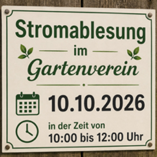 Stromablesung